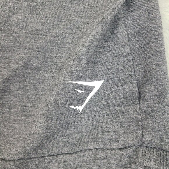 Gymshark Solace sz Sm Womens Gray Cropped Long Sleeve Athletic Pullover Sweater - Picture 2 of 7